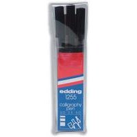 Edding Calligraphy Pen 1255 Black Pack of 3 1255/3S-001