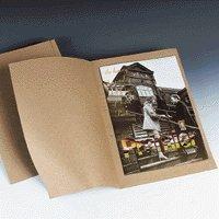 Q-Connect 170gsm Square Cut Folder Kraftliner Foolscap Buff