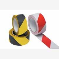 Ambassador Vinyl Tape Hazard White/Red 50mm x33 Metres PVC-5