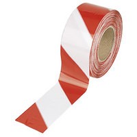 Flexocare Barrier Tape Dispenser 72mm x500 Metres Red/White