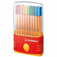 Stabilo Point 88 ColorParade Pack of 20 Assorted 8820-03