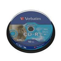 Verbatim CD-R Datalife Plus 700Mb/80minutes 52X Pack of 10 4