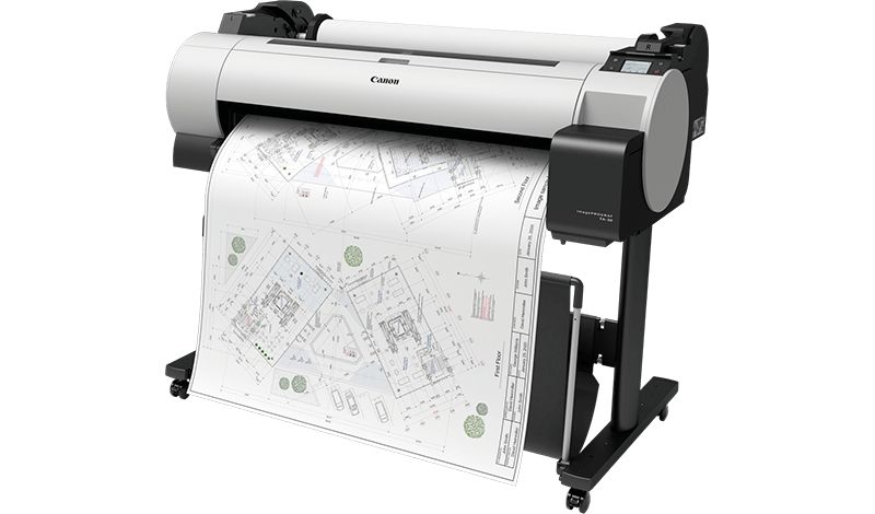 Canon TA-30 Wide Format Plotter - A0 Model With Stand & Bin