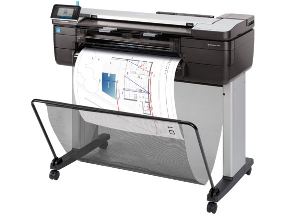 HP Designjet T830 MFP - A1 Wide Format Printer - Print-Scan-Copy